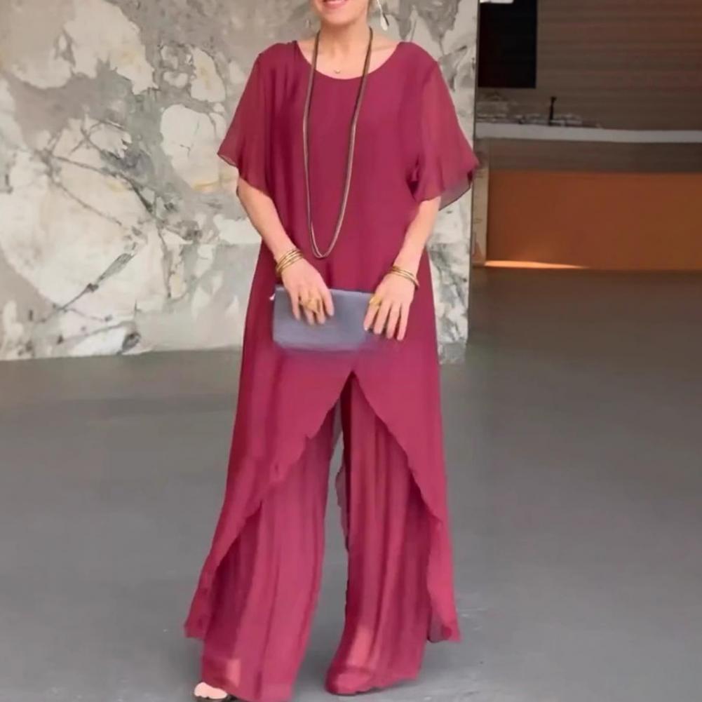 Linen Pant Wide - Women Cotton Linen Pant Sets 2