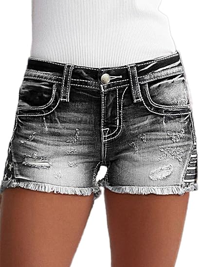 【HME】Jeans | Unleash your edgy - Shorts Denim Frayed ulasan dan harga