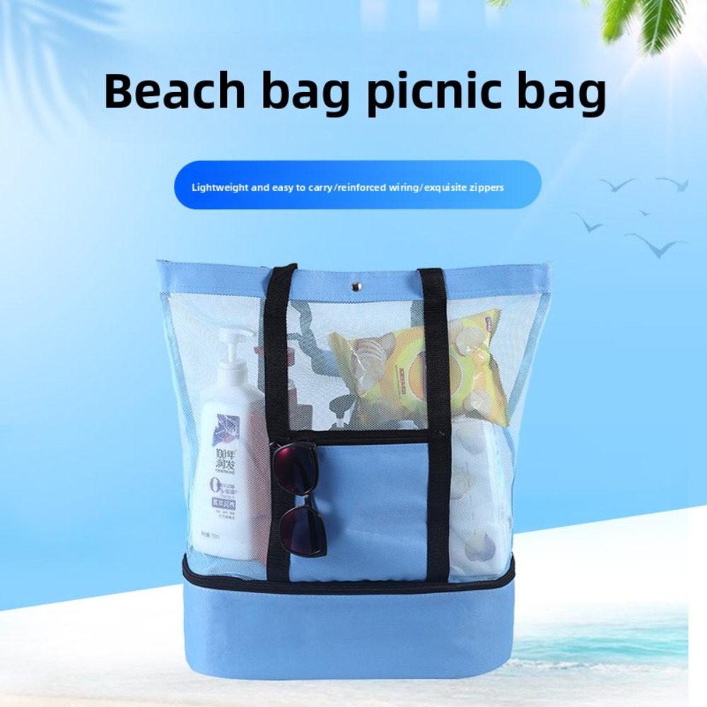 1pc Multifunctional Thermal Co - Tote Bag Beach ulasan dan harga