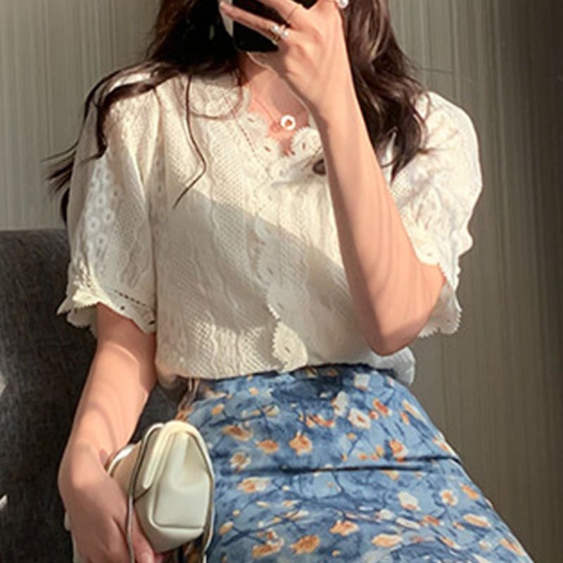Women's Summer Two-Piece Set L - Midi Skirt Floral ulasan dan harga
