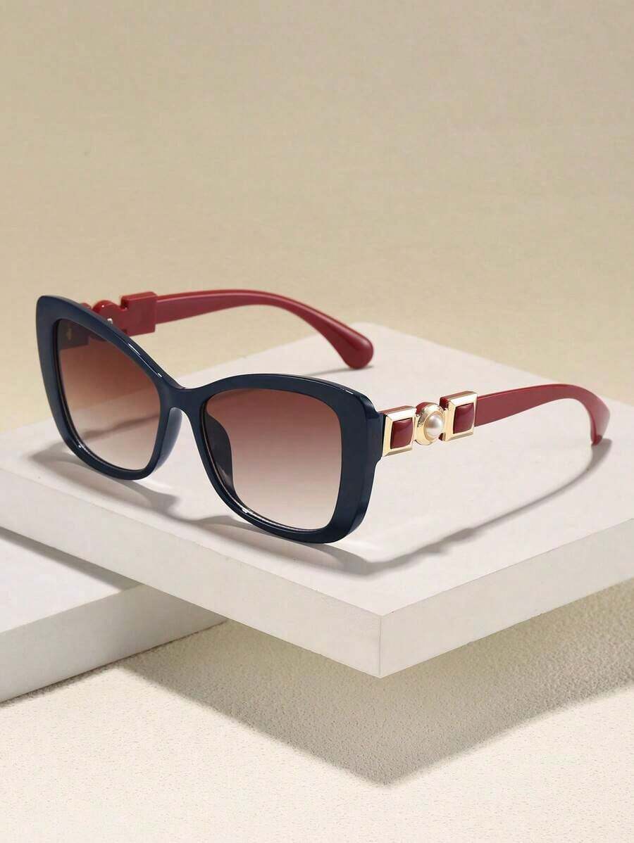 Pearl-Inspired Acrylic Cat-Eye - Sunglasses Cat Eye ulasan dan harga
