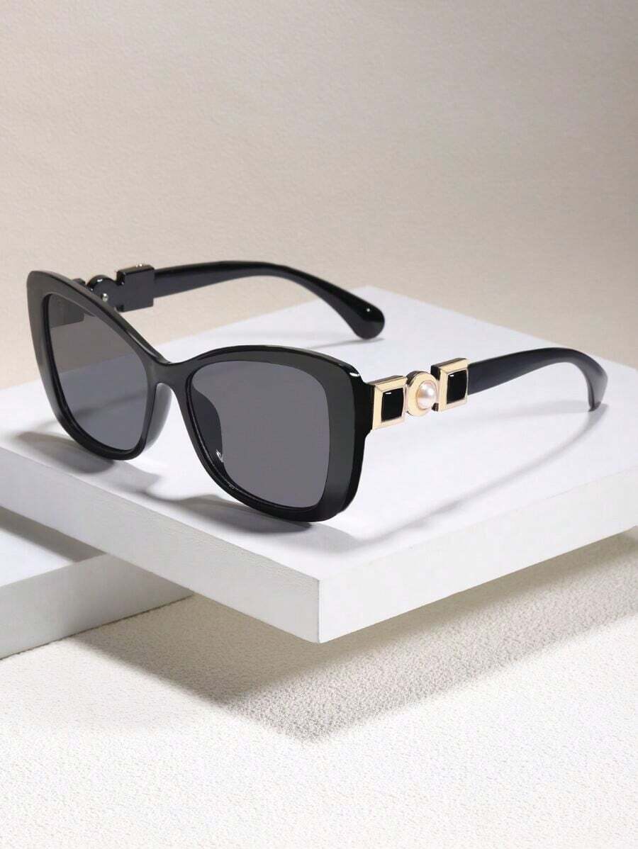 Pearl-Inspired Acrylic Cat-Eye - Sunglasses Cat Eye ulasan dan harga