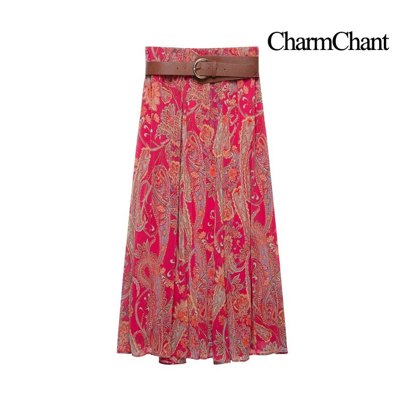 CHARMCHANT Women's Paisley Pri - Romper Floral Print ulasan dan harga