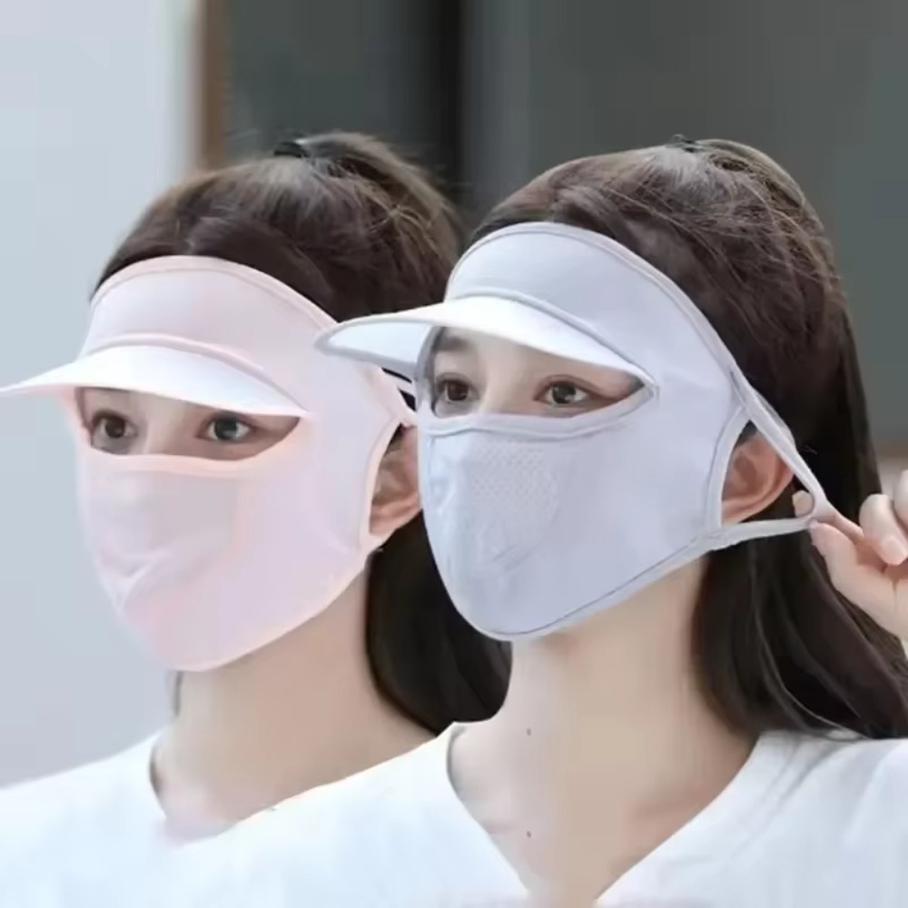 Ice Silk Mask for Outdoor Cycl - Headband Summer Knit ulasan dan harga