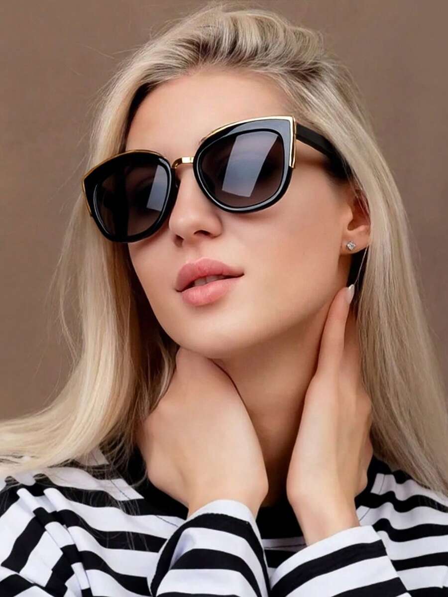 1/2/3/4pcs Oversized Cat Eye M - Sunglasses Cat Eye ulasan dan harga