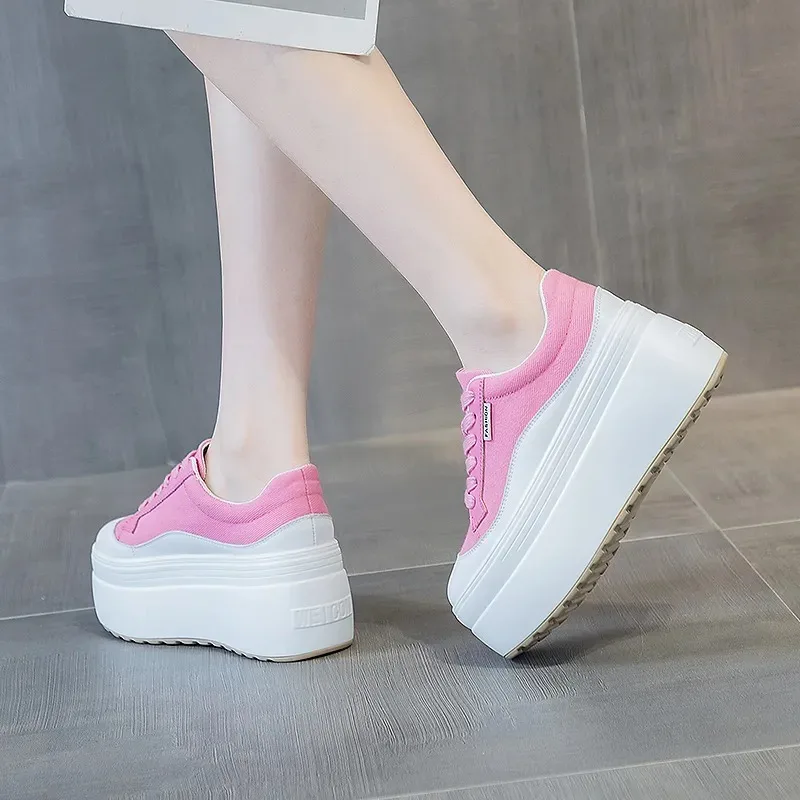 8cm New Canvas Genuine Leather - Wedge Espadrille Women ulasan dan harga