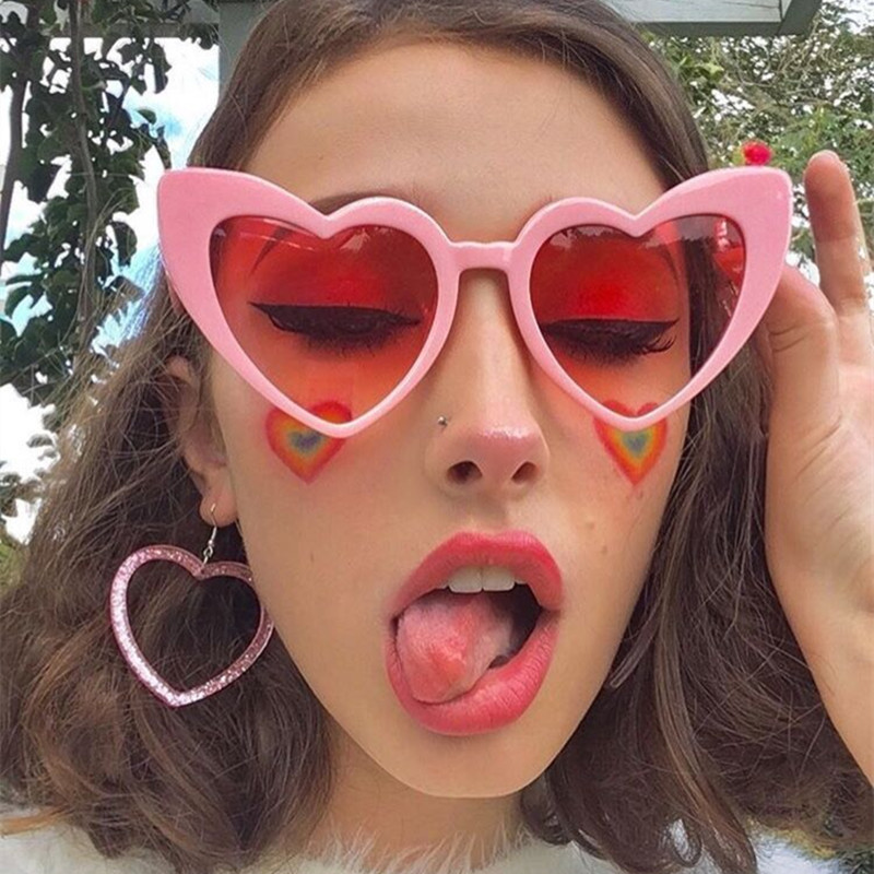 Love Heart Cat Eye Sunglasses  - Sunglasses Cat Eye ulasan dan harga