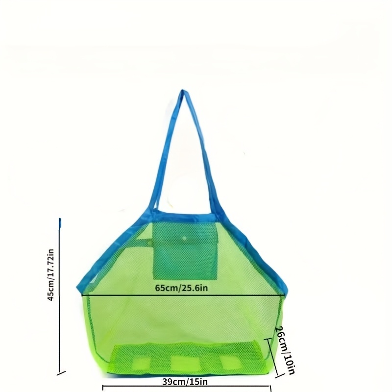 1pc Large Mesh Beach Tote Bag  - Tote Bag Beach ulasan dan harga