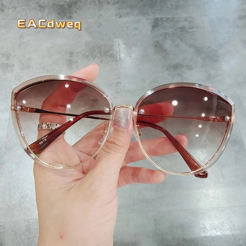 High Quality women's Oval Riml - Sunglasses Cat Eye ulasan dan harga