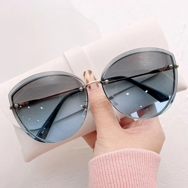 High Quality women's Oval Riml - Sunglasses Cat Eye ulasan dan harga