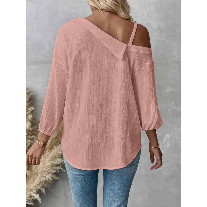 Plus Size1XL-5XL Women Blouses - Blouse Off Shoulder ulasan dan harga